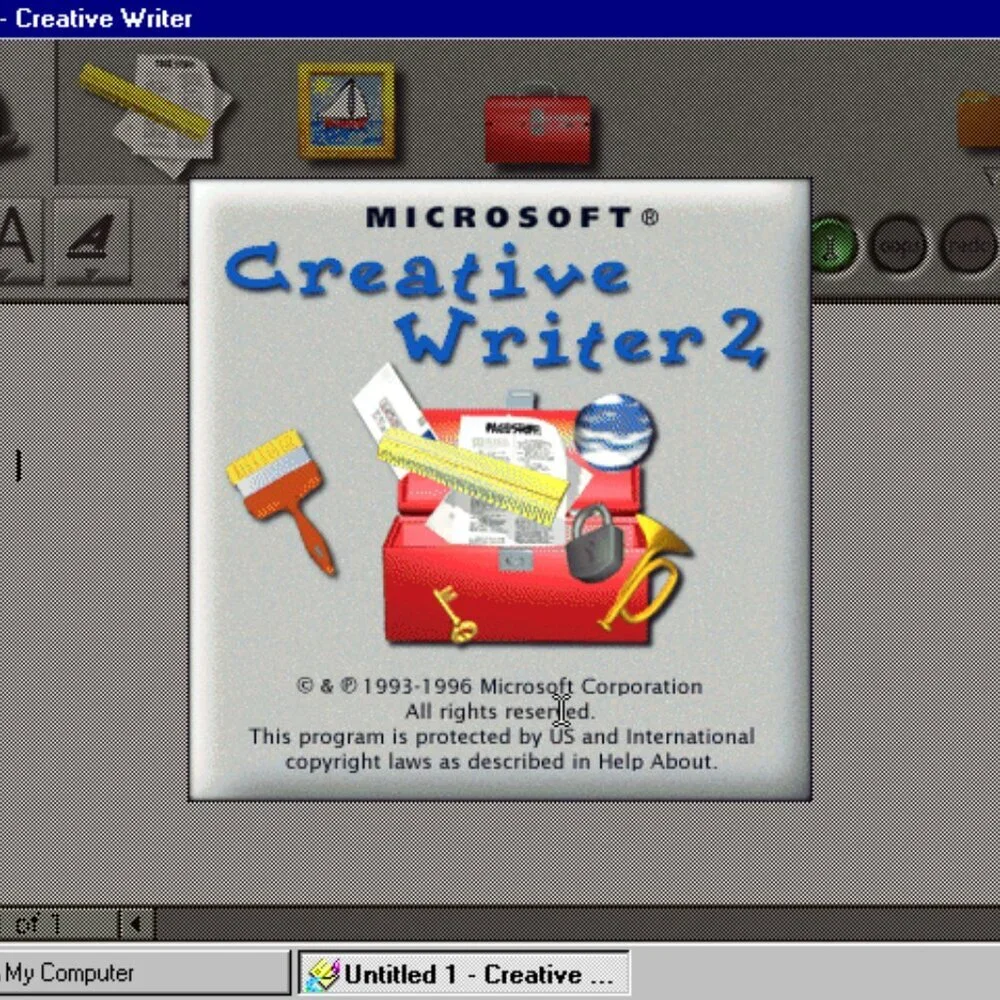 1996 Creative Writer 2 CD Microsoft for PC Designed for Windows 95